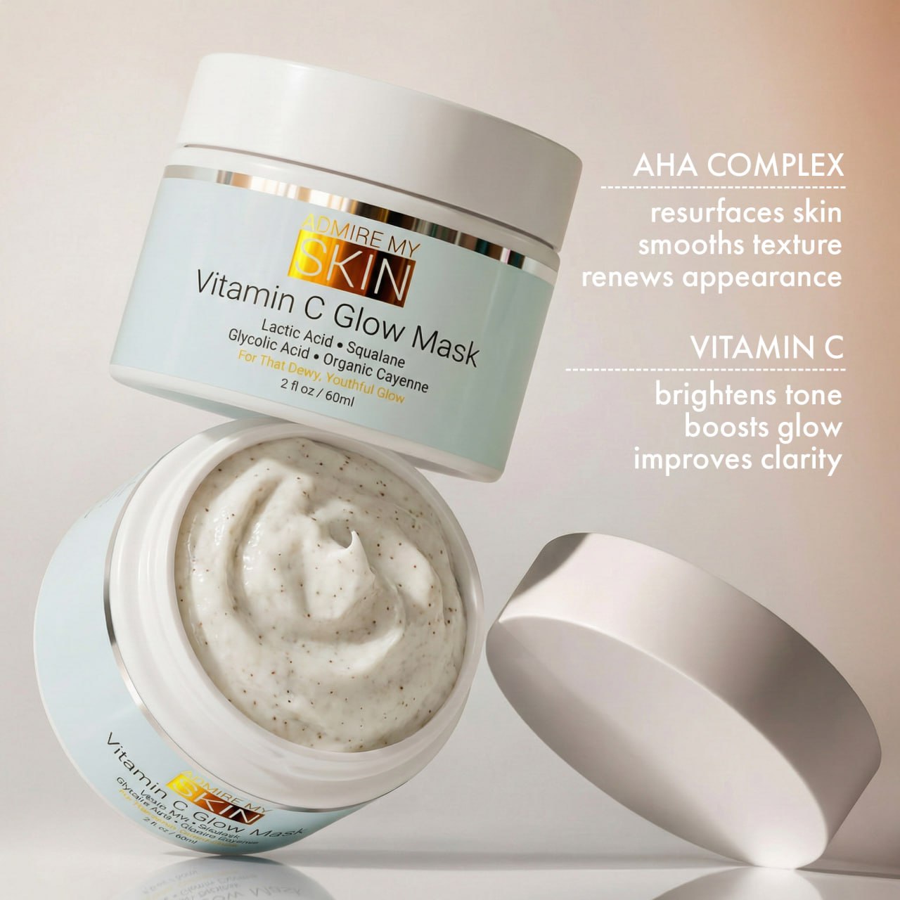 Vitamin C Facial Mask, Correct and Brighten Uneven Skin Tone
