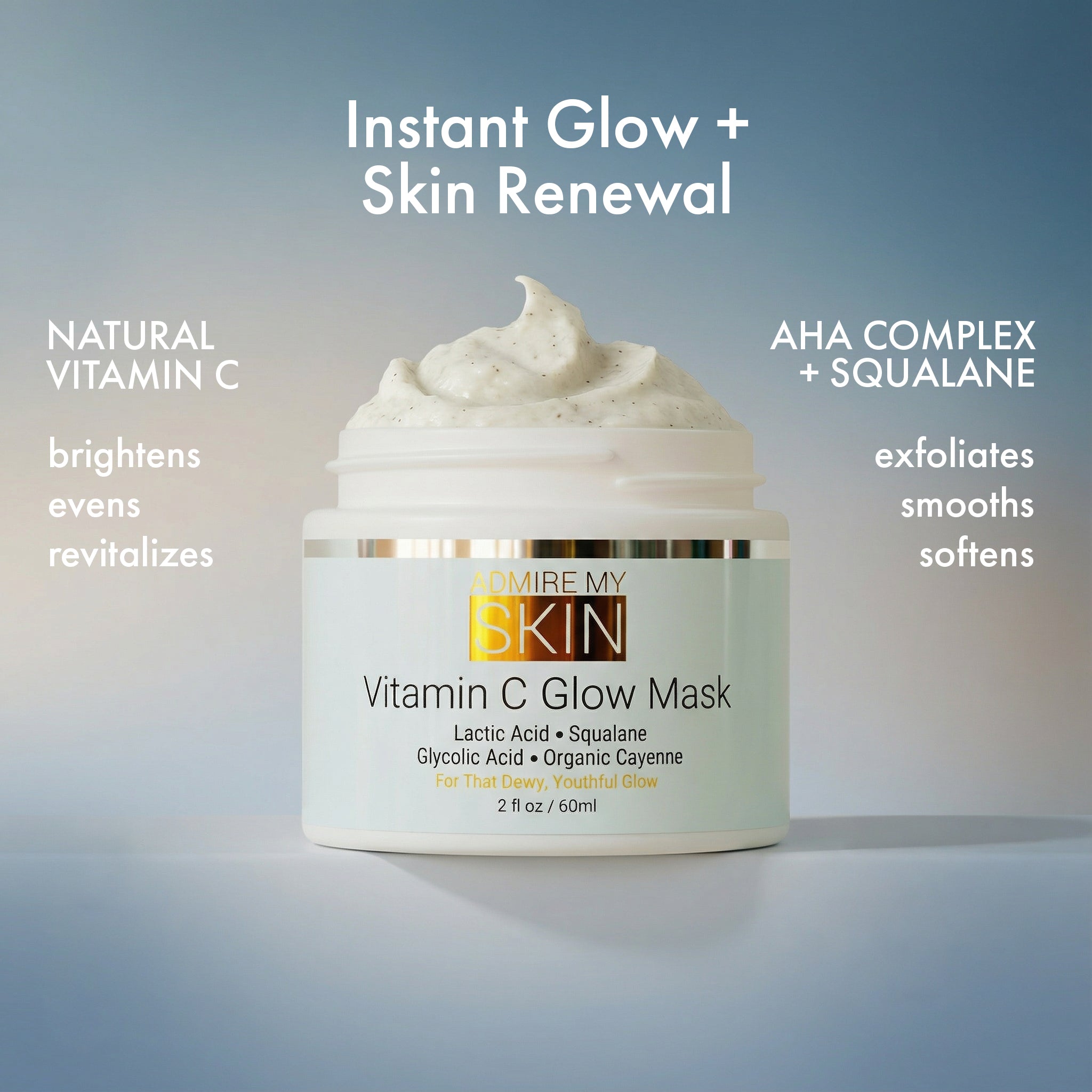 Vitamin C Facial Mask, Correct and Brighten Uneven Skin Tone
