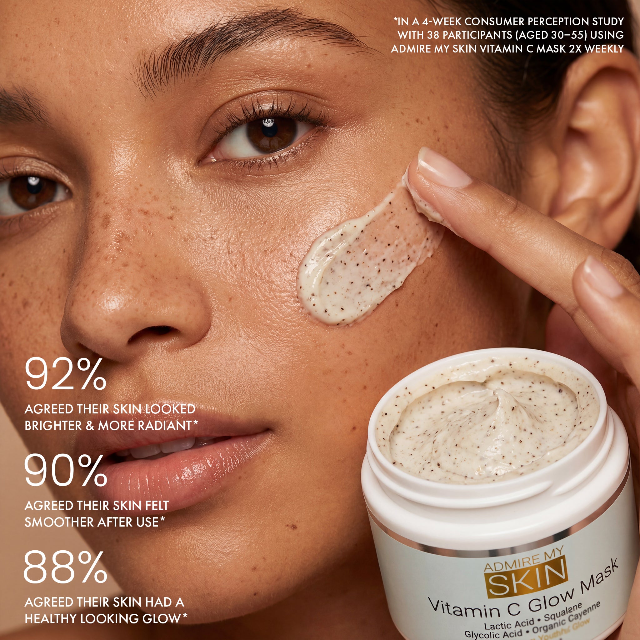 Vitamin C Facial Mask, Correct and Brighten Uneven Skin Tone