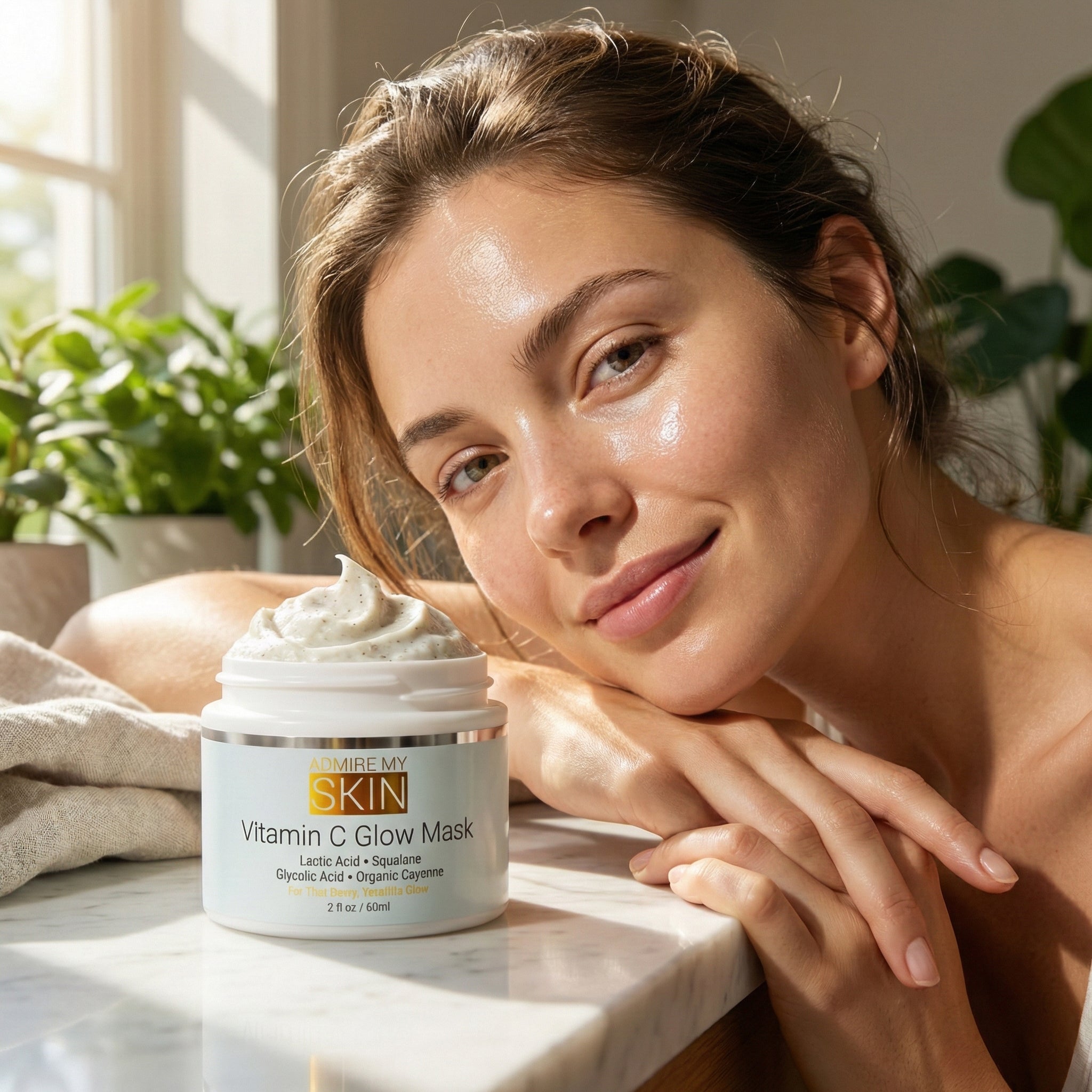 Vitamin C Facial Mask, Correct and Brighten Uneven Skin Tone