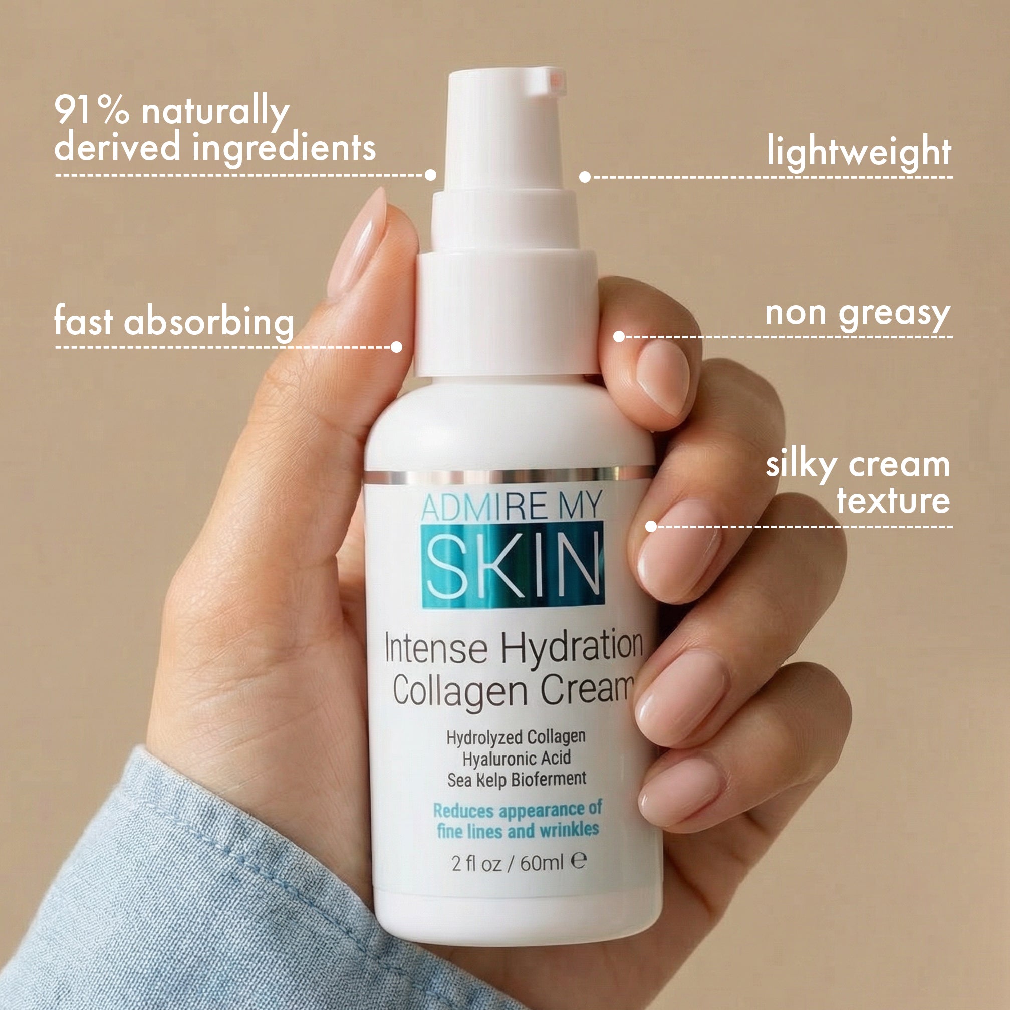 Collagen Face Cream - Intense Face Moisturizer