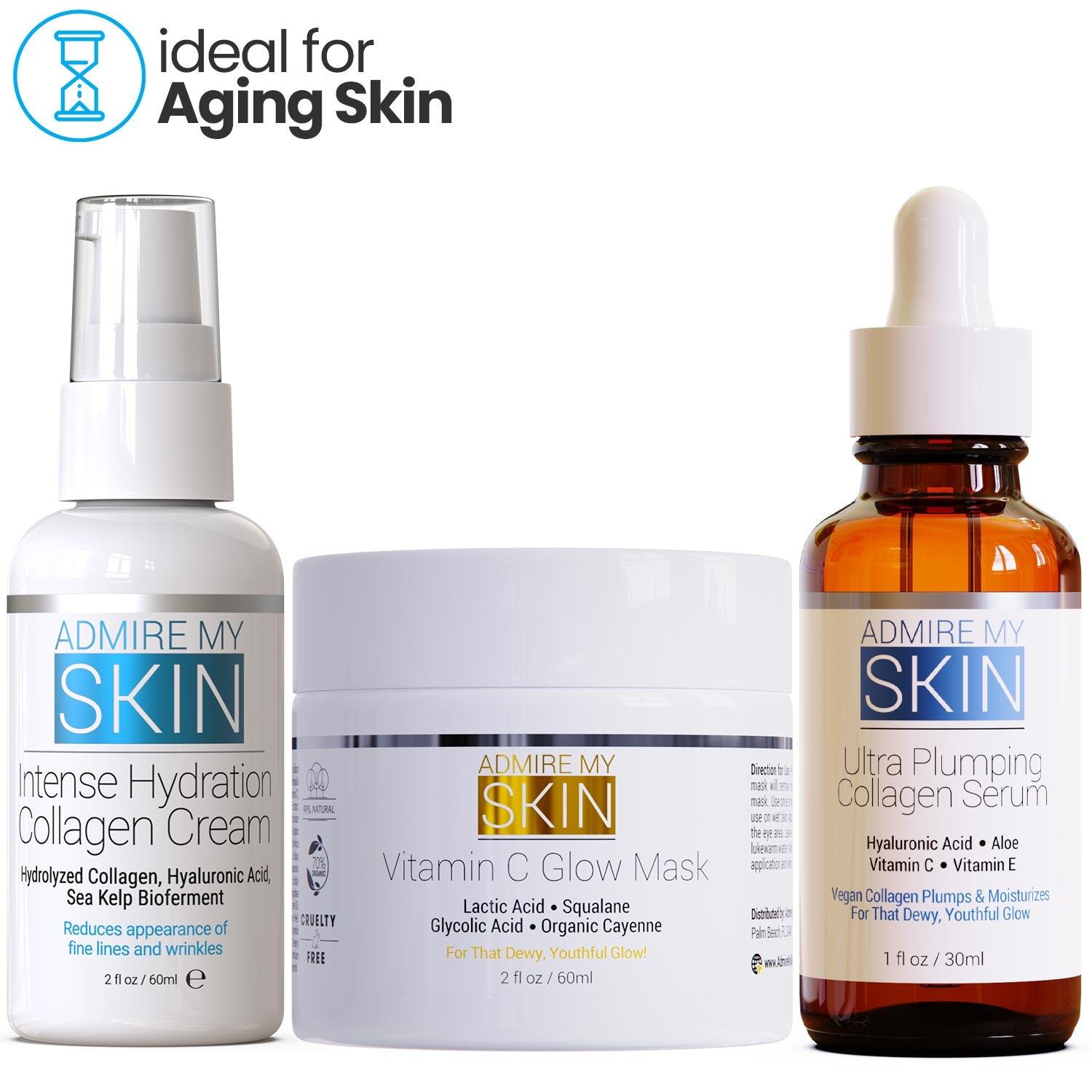 Anti Aging Cream, Mask & Serum For Youthful Glow— Skin Care Routine for Aging Skin - Admire My Skin
