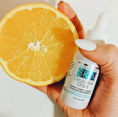 Citrusglöddroppar – c-vitaminolja – beundra min hud