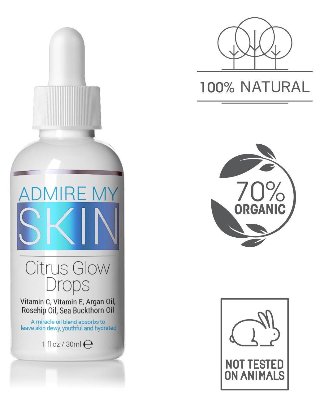 Citrus Glow Drops – Vitamin C Oil - Admire My Skin