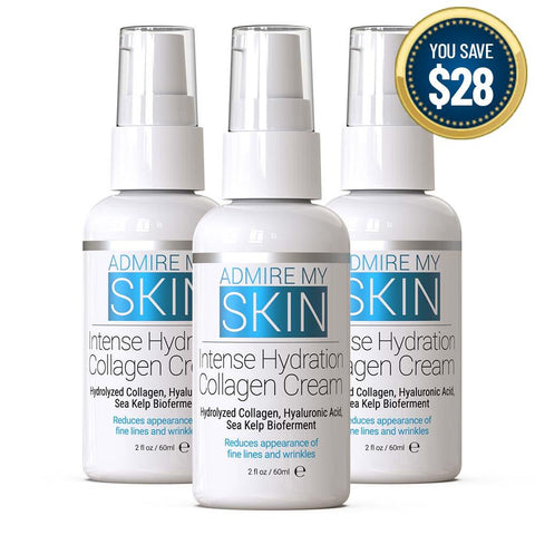 Intense Hydration Collagen Cream - 3 Month Supply - Admire My Skin