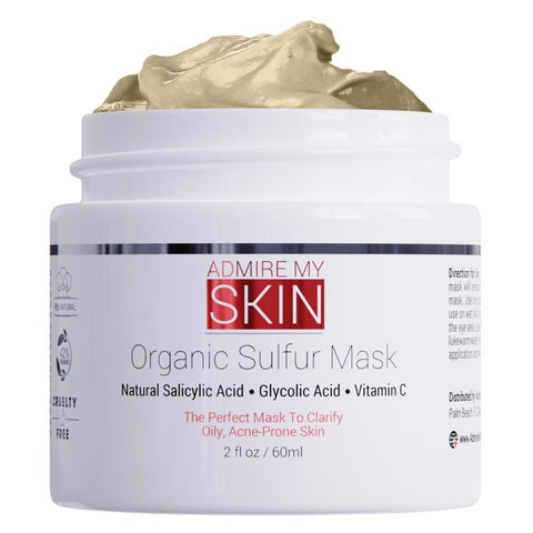 Organic Sulfur Mask With Vitamin C - Admire My Skin