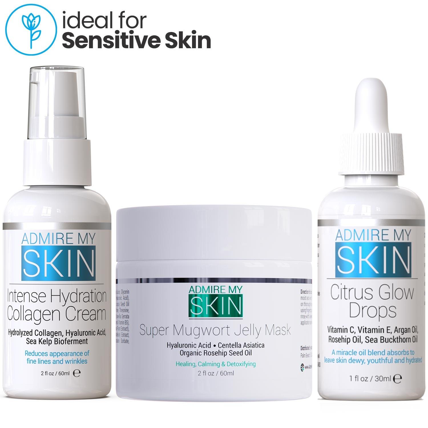 Skincare for Sensitive Skin with Hydrating Ingredients to Get a Youthful Look - Admire My Skin
