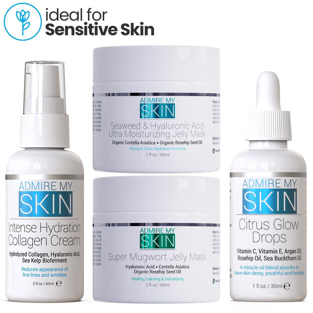 Skincare for Sensitive Skin with Hydrating Ingredients to Get a Youthful Look - Admire My Skin