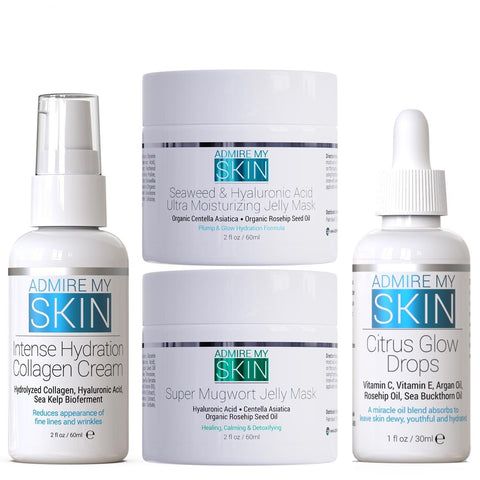 Hautpflege für empfindliche Haut mit feuchtigkeitsspendenden Inhaltsstoffen für ein jugendliches Aussehen – Admire My Skin