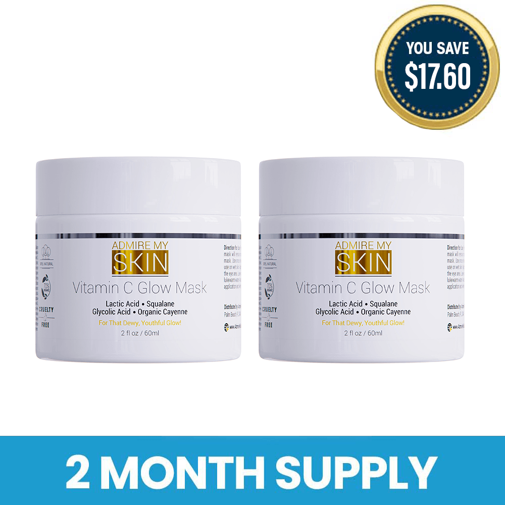 Vitamin C Glow Mask - 2 Month Supply - Admire My Skin