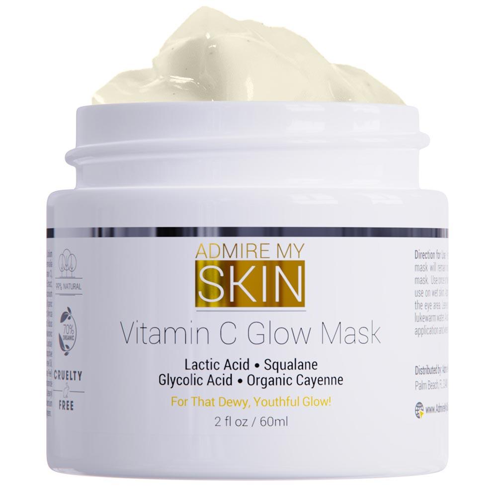 Masque facial à la vitamine C, corrige et éclaircit le teint irrégulier - Admire My Skin